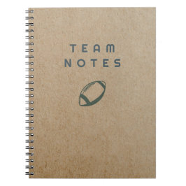 Teamnotities - American Football Notitieboek