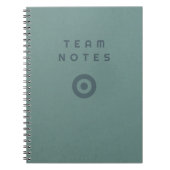 Teamnotities notitieboek (Voorkant)