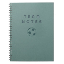 Teamnotities - Voetbal Notitieboek