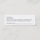 TeamPati-fotografie Mini Visitekaartje (Achterkant)