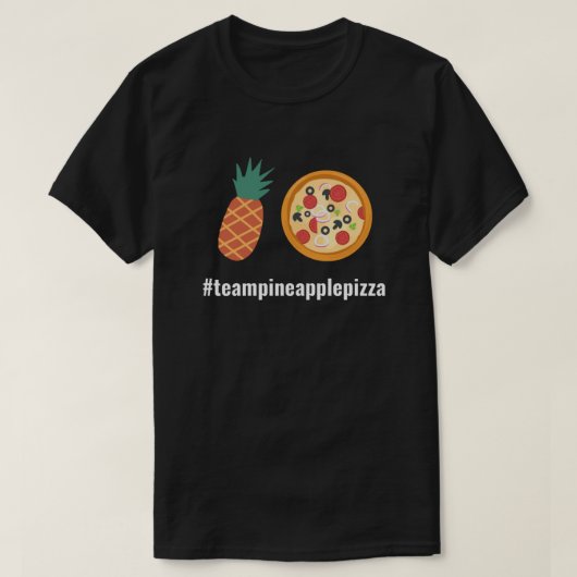#TeamPineapplePizza T-shirt (Design voorkant)