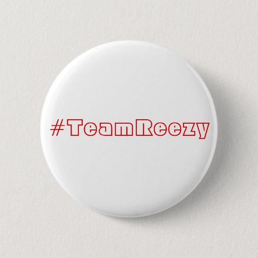 #TeamReezy Ronde Button 5,7 Cm (Voorkant)