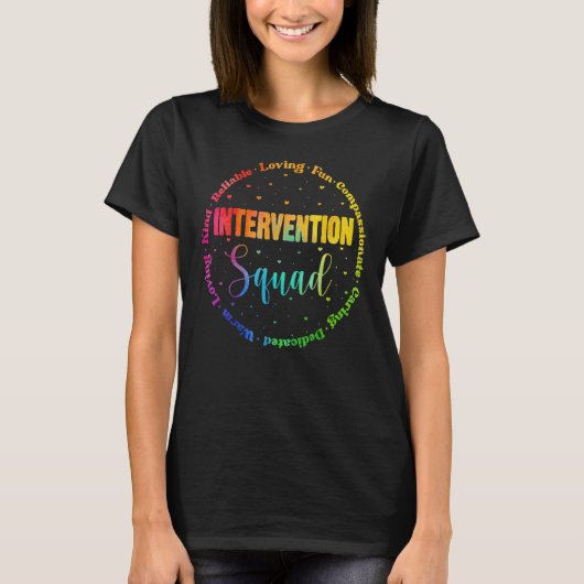 Teamrespons Intervention Teacher School Squad Cr T-shirt (Voorkant)