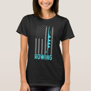 Teamroepletters voor Amerikaanse vlag T-shirt