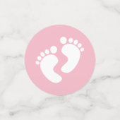 Teamroze en team Blauwe Genderpartij Confetti (Kleine voorkant)