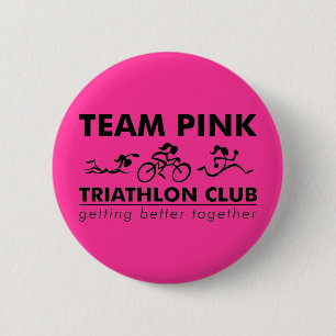 TeamRoze Rechthoek Logo Ronde Button 5,7 Cm