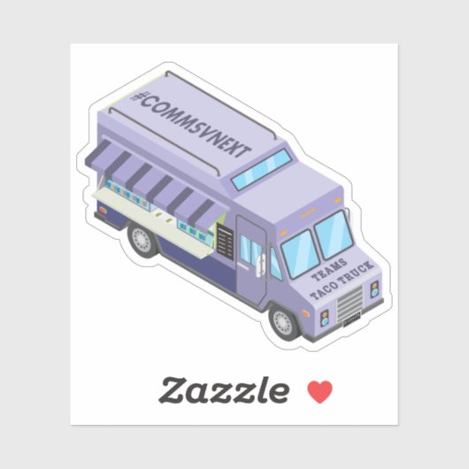 Teams Taco Truck Sticker (Vel)