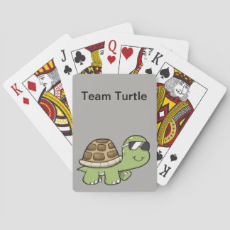 Teamschildpadkaarten Pokerkaarten