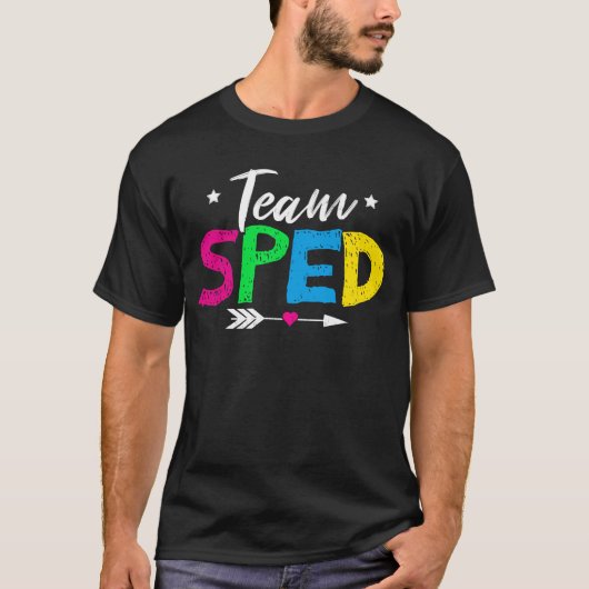 teamsnelheid t-shirt (Voorkant)