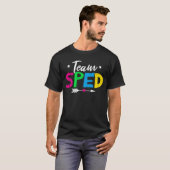 teamsnelheid t-shirt (Voorkant volledig)