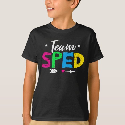 teamsnelheid t-shirt (Voorkant)