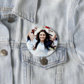 Teamspeler Aangepaste Foto Knop Ronde Button 7,6 Cm (In situ)