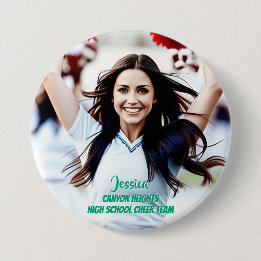 Teamspeler Aangepaste Foto Knop Ronde Button 7,6 Cm
