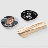 Teamspeler Hoofd op een Stok | Set van 10 Handwaaier (Niet-gemonteerd)
