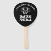Teamspeler Hoofd op een Stok | Set van 10 Handwaaier (Achterkant)