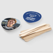 Teamspeler Hoofd op een Stok | Set van 10 Handwaaier (Niet-gemonteerd)