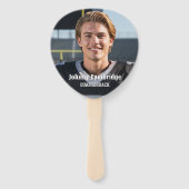Teamspeler Hoofd op een Stok | Set van 10 Handwaaier (Voorkant)