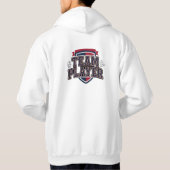Teamspeler: Ik Maak de Droom Waar Hoodie (Achterkant)