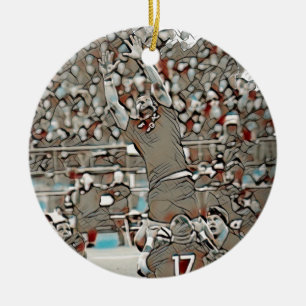 Teamspelers - Rugby Keramisch Ornament