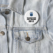 Teamsters voor Obama Ronde Button 5,7 Cm (In situ)