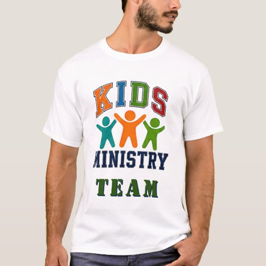 🧸 Teamtypografie voor kinderwerk 👕 T-shirt (Voorkant)