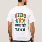 🧸 Teamtypografie voor kinderwerk 👕 T-shirt (Achterkant)