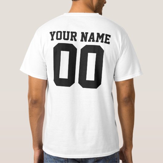Teamuniform T-shirt (Achterkant)
