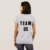 TeamUS-shirt (geschaald) T-shirt (Achterkant volledig)