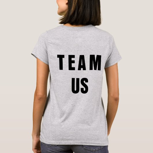 TeamUS-shirt (geschaald) T-shirt (Achterkant)