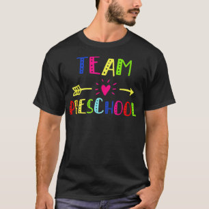 Teamvoorschoolse T-Shirt-leraar terug naar schoolc T-shirt