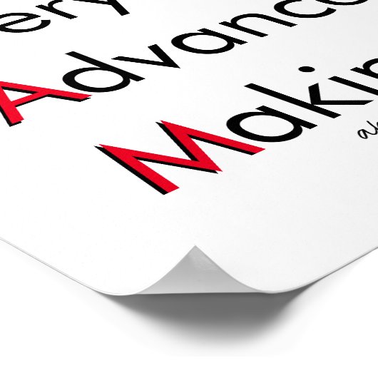 TEAMWAARDEN – Samen gaat iedereen vooruit in het m Poster (Hoek)