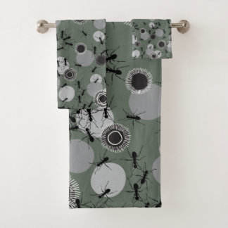 Teamwerk. Anten werken Bad Handdoek