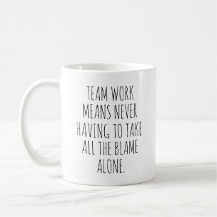 Teamwerk Betekenis Gepersonaliseerd Teamwerk Colle Koffiemok