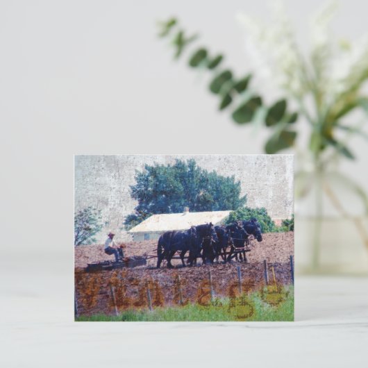  teamwerk briefkaart (Staand voorkant)