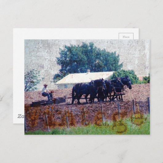  teamwerk briefkaart (Voorkant / Achterkant)