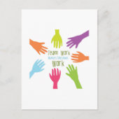 Teamwerk Briefkaart (Voorkant)