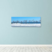 Teamwerk Canvas Afdruk (Insitu (Houten vloer))