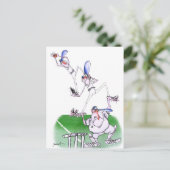 teamwerk - cricket, tony fernandes briefkaart (Staand voorkant)