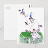 teamwerk - cricket, tony fernandes briefkaart (Voorkant / Achterkant)