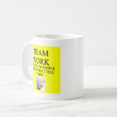 teamwerk grap koffiemok (Voorkant links)