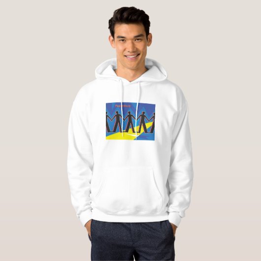 Teamwerk Hoodie (Voorkant volledig)