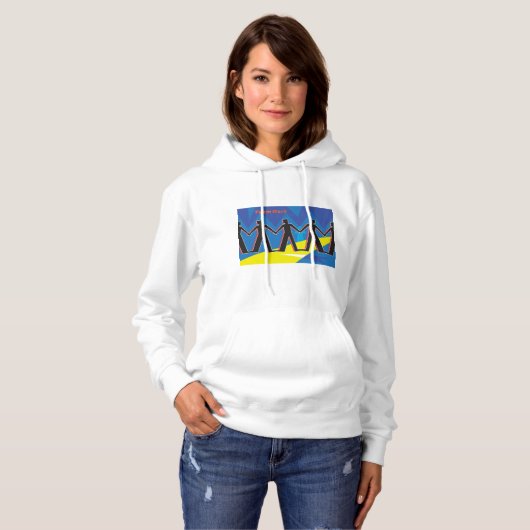 Teamwerk Hoodie (Voorkant volledig)