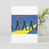 Teamwerk Kaart (Staand voorkant)