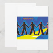 Teamwerk Kaart (Voorkant / Achterkant)