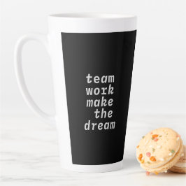 Teamwerk maakt het droom Collectie Latte Mok