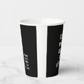 Teamwerk maakt het droom Collectie Papieren Bekers (Links)