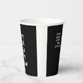 Teamwerk maakt het droom Collectie Papieren Bekers (Rechts)