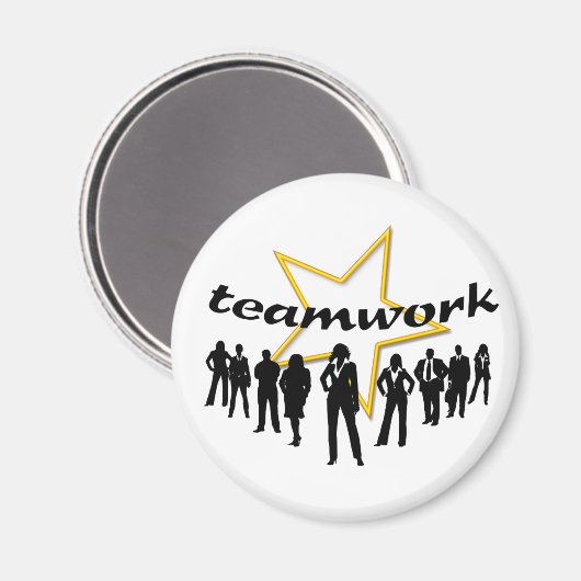 Teamwerk Magneet (Voorkant / Achterkant)