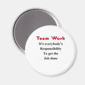 Teamwerk Magneet (Voorkant / Achterkant)