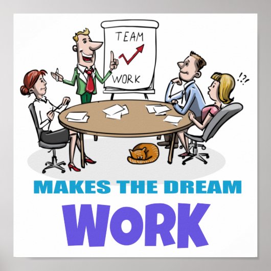 Teamwerk Poster (Voorkant)